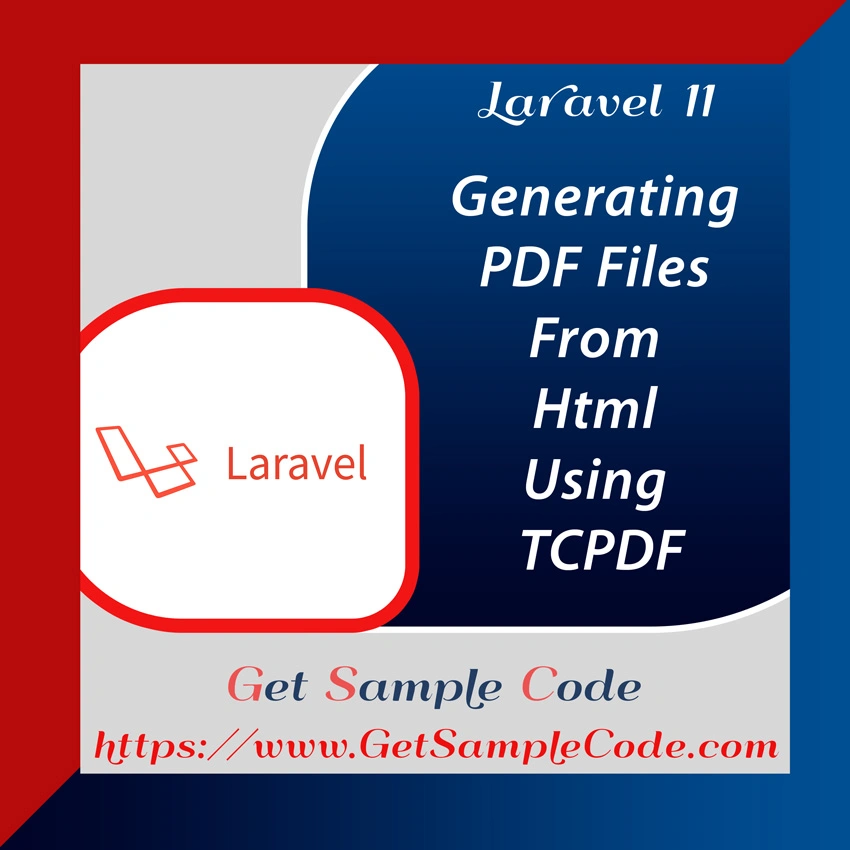 Generate PDF from HTML in Laravel 11 Using TCPDF – Complete Tutorial